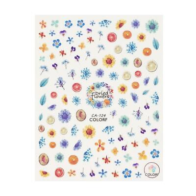 Flower Daisy Leaves Leaf Water Color Lady Nail Sticker