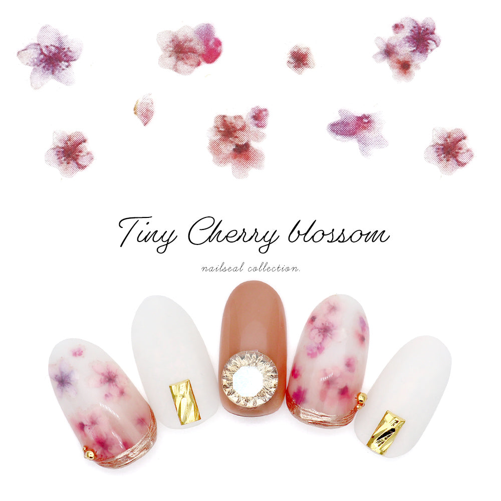 Flower Cherry Blossom Leaves Leaf Water Color Lady Nail Sticker