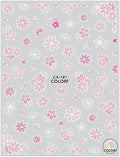 Flower Cherry Blossom Leaves Leaf Water Color Lady Nail Sticker