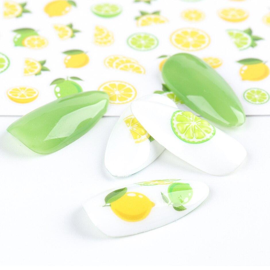 Fruit Lemon Lime Nail Sticker