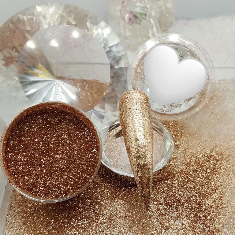 Metallic Champagne Glitter