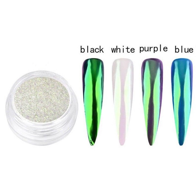 Green Mermaid Chrome Nail Powder