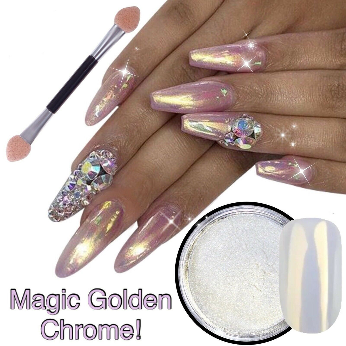 Mermaid Chrome Nail Powder