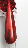 Red Chrome Nail Powder