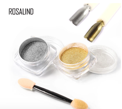Rosalind Gold Chrome Nail Powder
