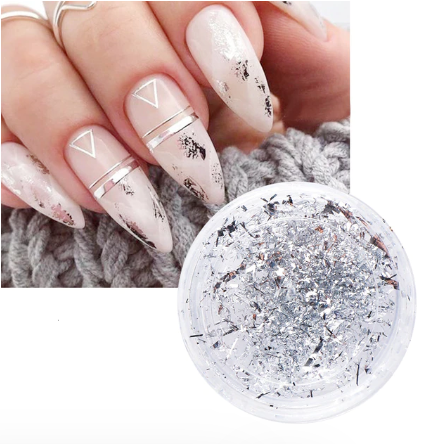 Silver Fine Foil Flakes