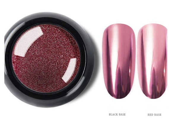 Pink Chrome Nail Powder