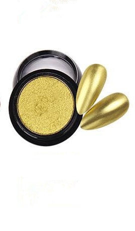 Yellow Gold Solid Chrome Nail Powder