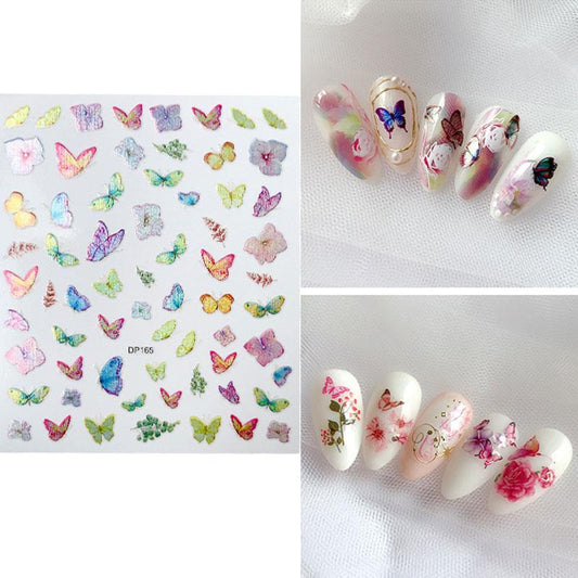 Butterfly Holographic Nail Art Sticker