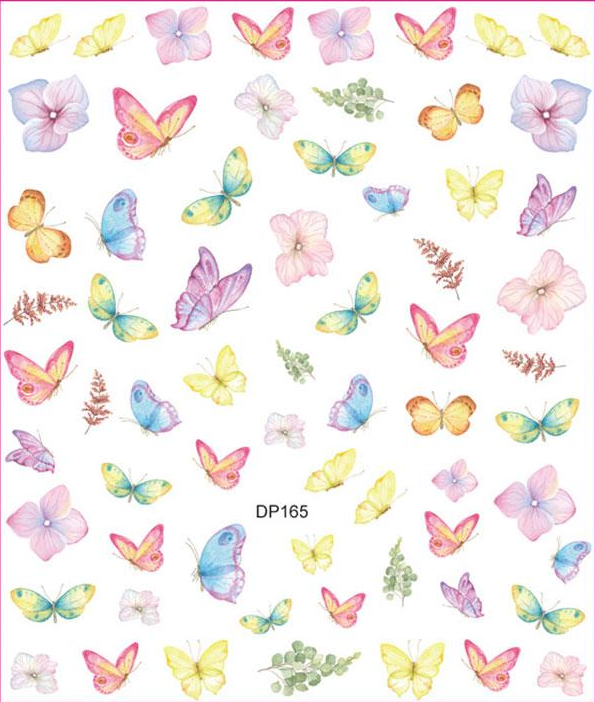 Butterfly Holographic Nail Art Sticker