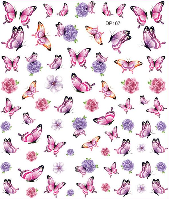 Butterfly Holographic Nail Art Sticker