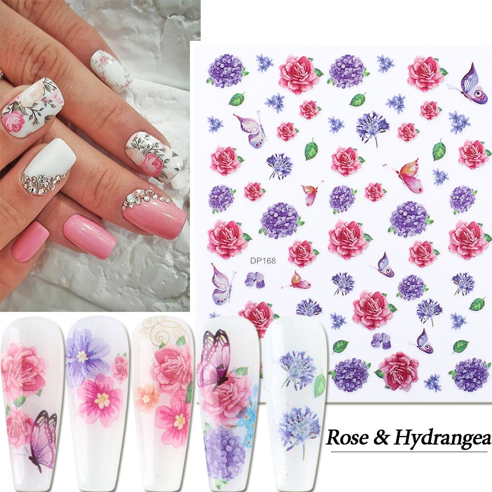 Butterfly Holographic Nail Art Sticker