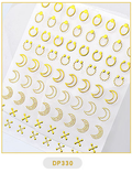 Rivet 3D Embos Geometric Nail Art Sticker