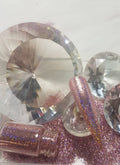 Holographic Diamond Rose Gold Glitter