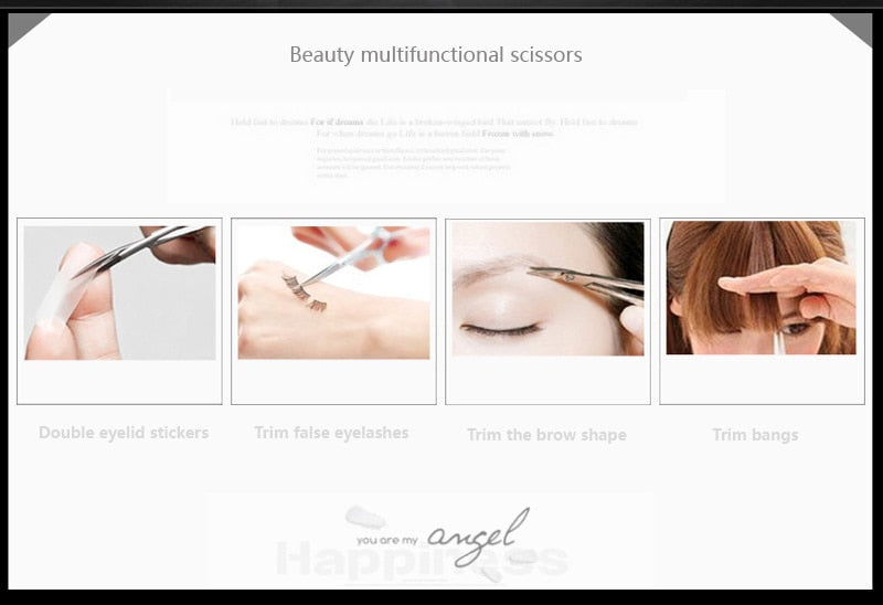 Manicure For Nails Eyebrow Eyelash Cuticle Scissors