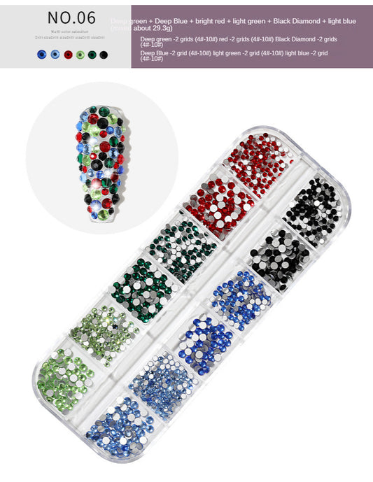 Color Crystal Nail Art Rhinestones Decoration