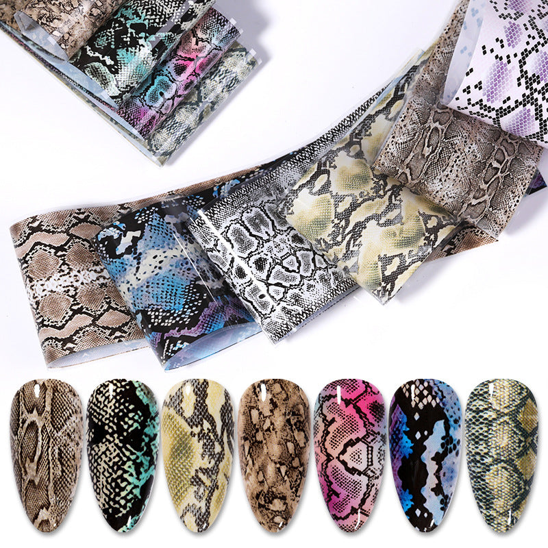 Snake Skin Nail Art Foil Set Box