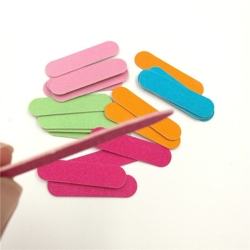 9cm Wooden Mini File - Blue