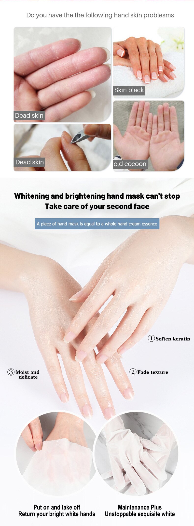 Rose Nourishing Hand Mask