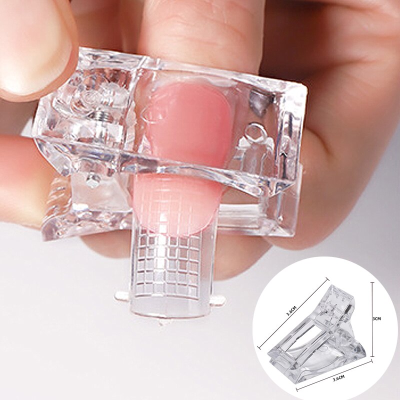 Nails Clip Fixing Clip Tool Form for Poly Nail Gel Kit Extension