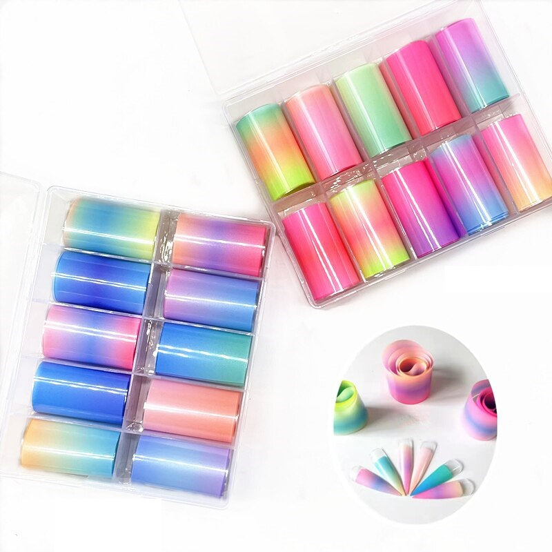 Ombre Nail Art Foil Set Box