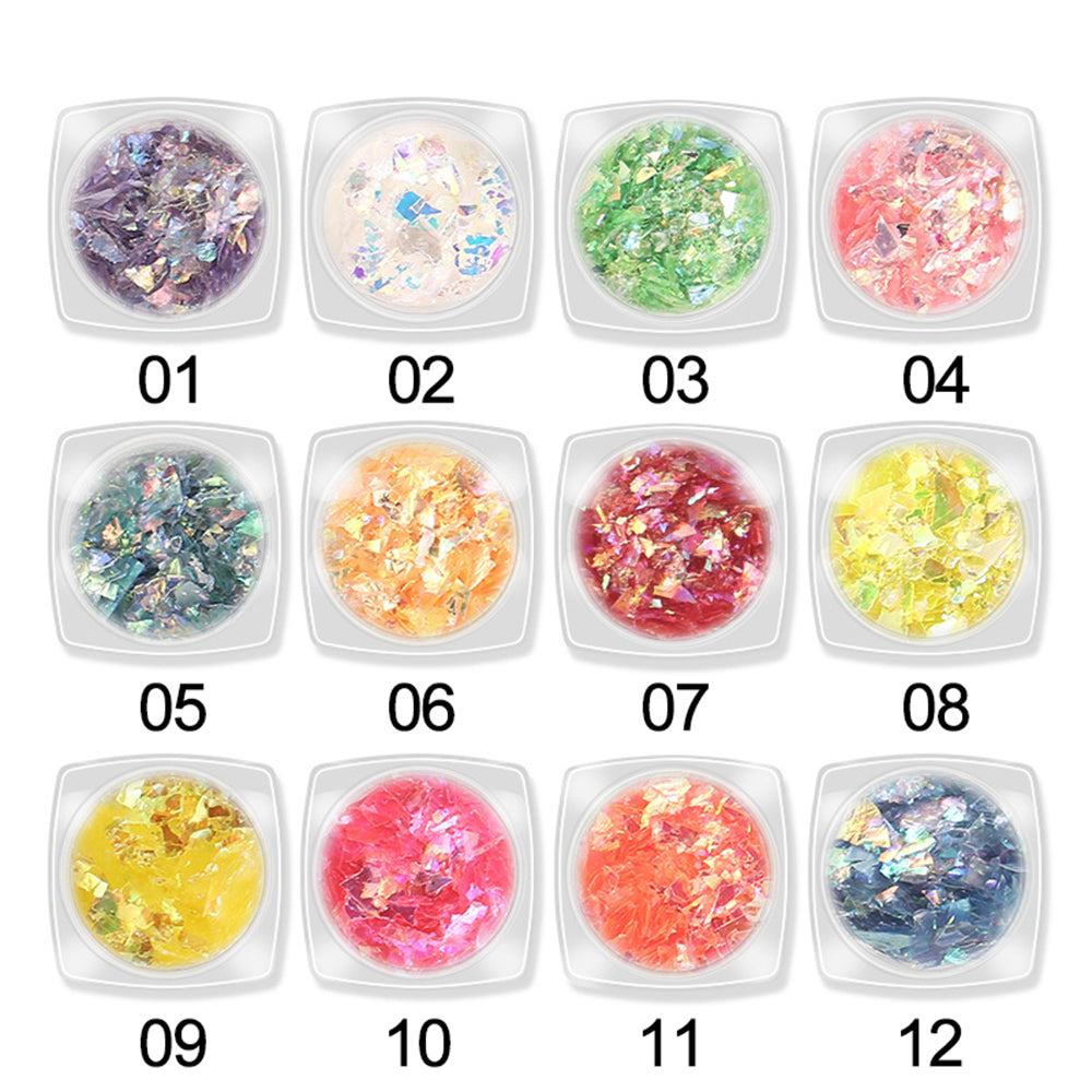 Mylar Nail Art Shards