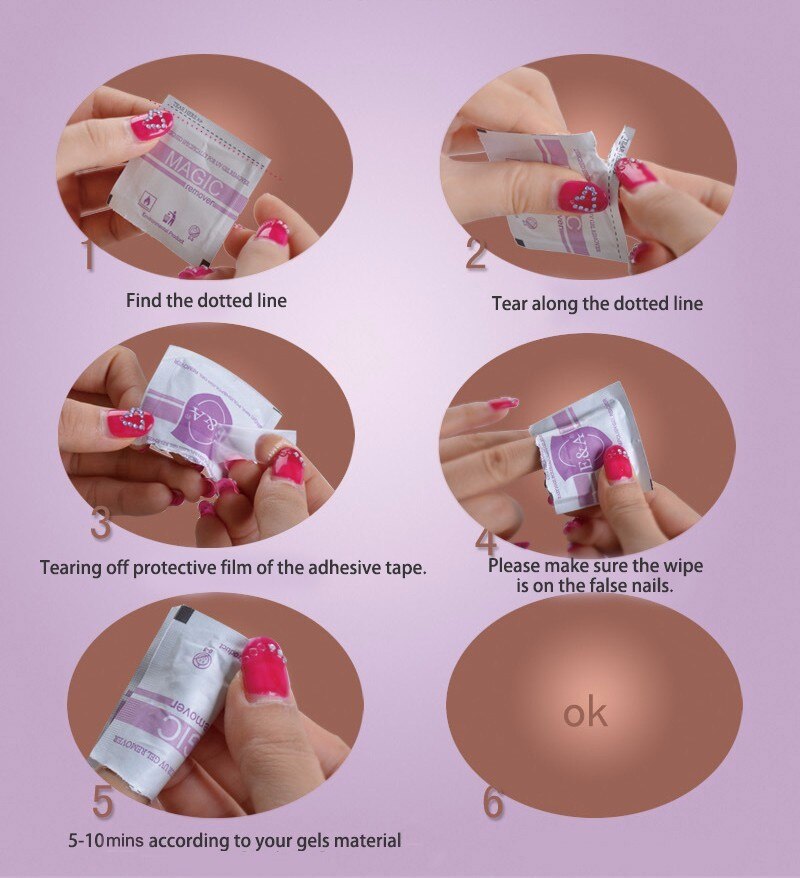 UV gel & polish gel remover, acetone free, Fengshangmei