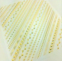 Rivet 3D Embos Geometric Nail Art Sticker