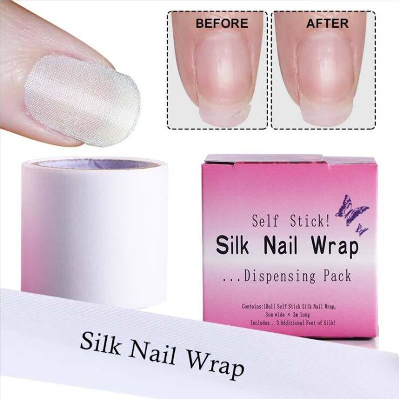 Nail Art Repair Fiberglass Silk Wrap Self Adhesive Tape