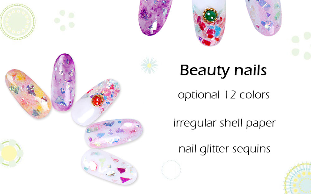 Mylar Nail Art Shards