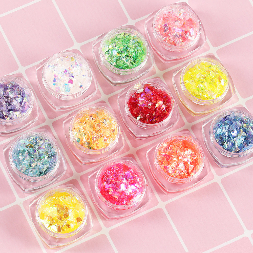 Mylar Nail Art Shards