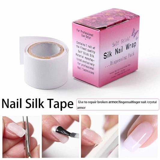Nail Art Repair Fiberglass Silk Wrap Self Adhesive Tape