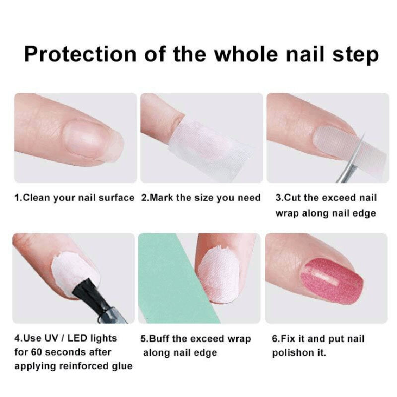 Nail Art Repair Fiberglass Silk Wrap Self Adhesive Tape