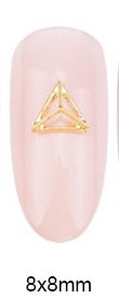 CG03 Pyramid Charms Nail Art Decoration 2pcs in a pack