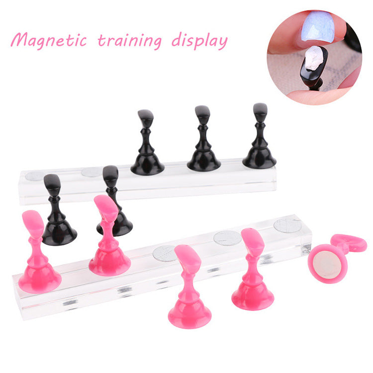 Magnetic Nail Holder Practice Display Stand