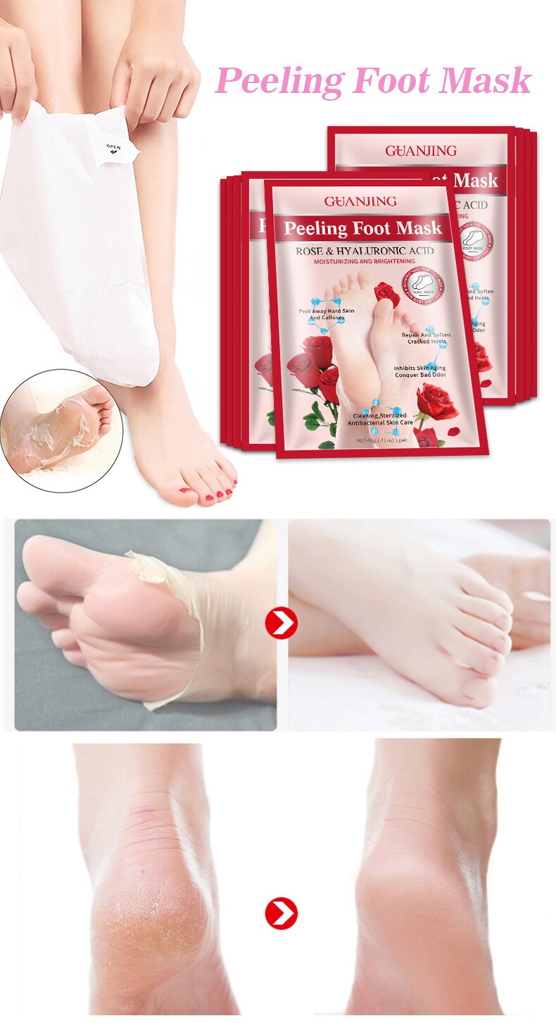 Rose Smoothing Foot Peel