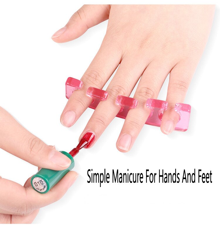 Soft Silicone Manicure Pedicure Finger Toe Spacer Separation Tool