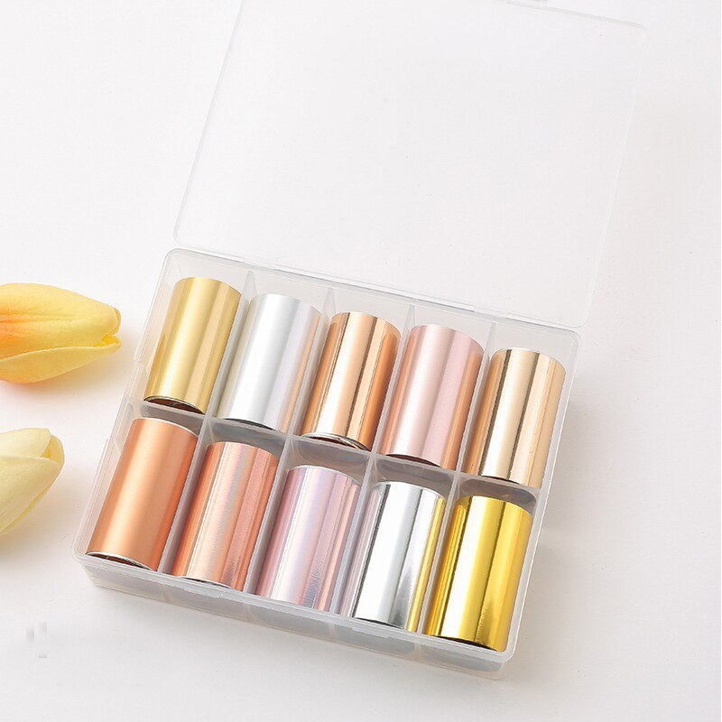 Metallic Nail Art  Foil Set Box