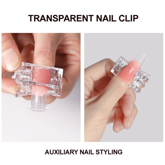 Nails Clip Fixing Clip Tool Form for Poly Nail Gel Kit Extension