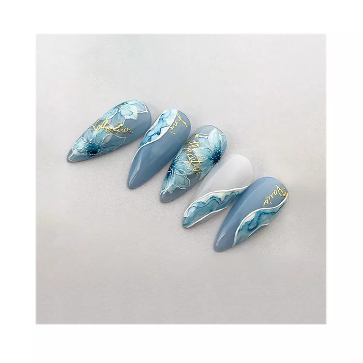 Words Text Script Nail Art Sticker