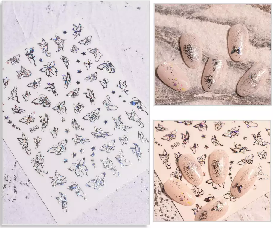 Butterfly Nail Art Sticker