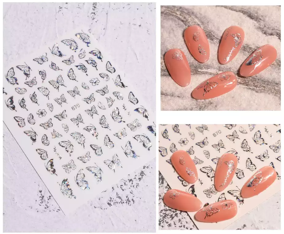 Butterfly Nail Art Sticker