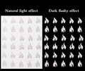 Reflective Flame Nail Art Sticker