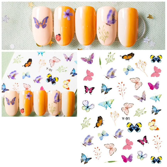 Butterfly Nail Art Sticker