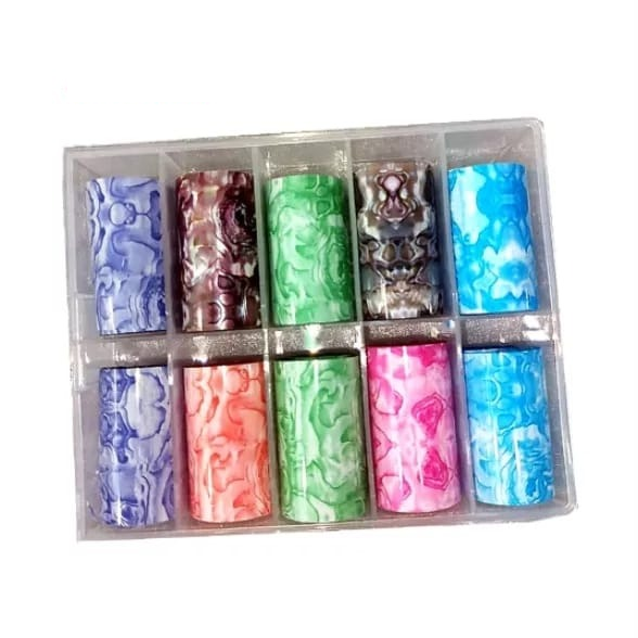 Marble Nail Art Foil Set Box