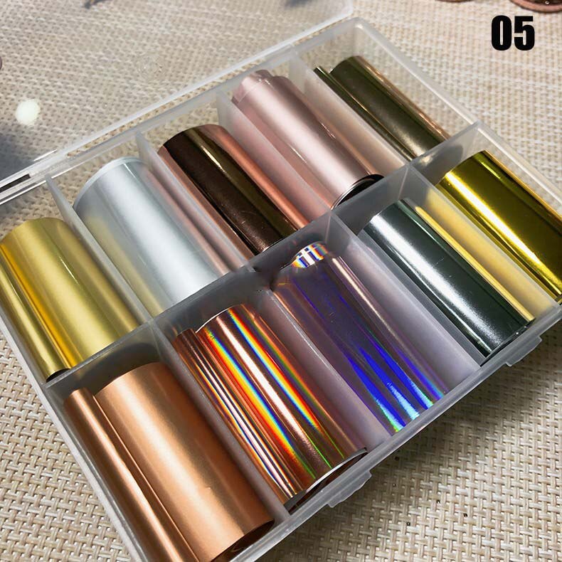 Metallic Nail Art  Foil Set Box