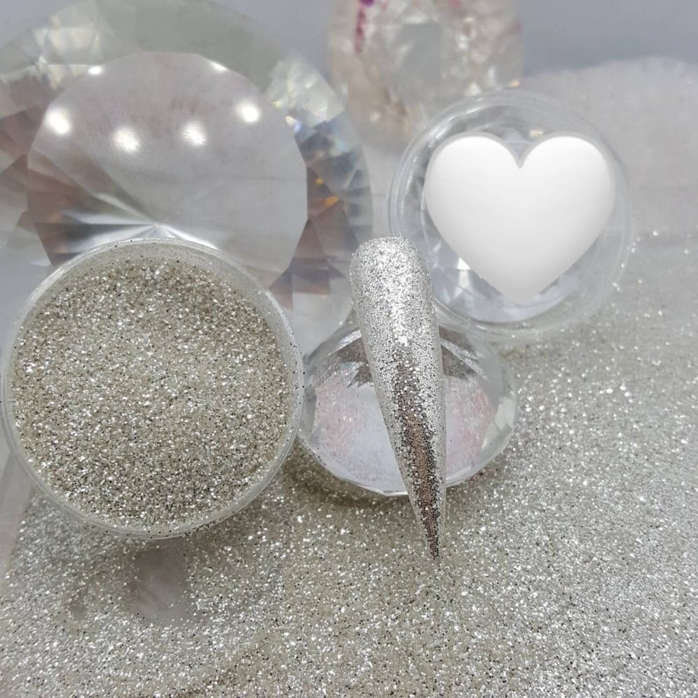 Mirror Silver Glitter