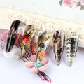 Newspaper Print Text Pop Art Paris 10pcs Foil Set Box