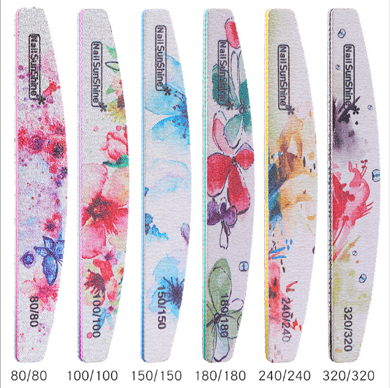 Nail Sunshine Flower Halfmoon Thick Nail File