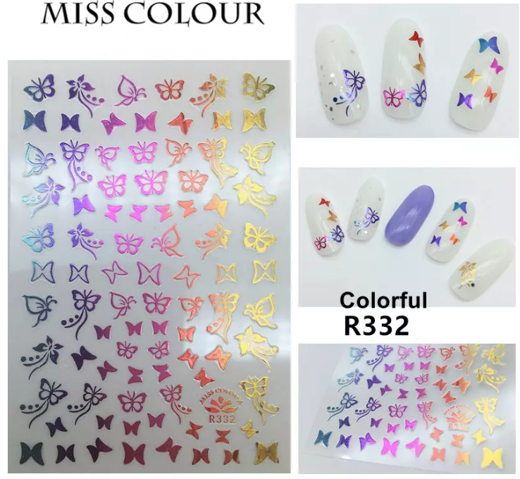 Butterfly Nail Art Sticker